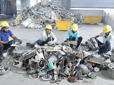 Efficient Sorting Process for Aluminum Scrap in Alloy Manufacturing at Suvarna Alloys