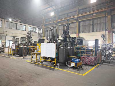 High-Pressure Die Casting Area with Advanced Machinery at Suvarna Alloys