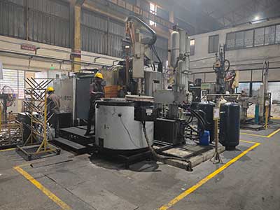High-Pressure Die Casting Machine by HMT at Suvarna Alloys