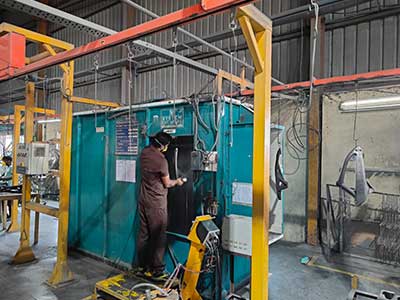 Automated Coating Booth for Precision Powder Coating at Suvarna Alloys