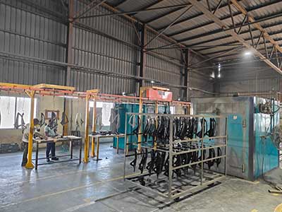 High-Performance Curing Oven for Powder Coating at Suvarna Alloys