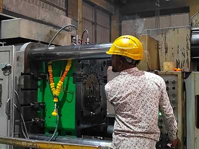 Inauguration of New Die Manufactured at Suvarna Alloys Tool Room